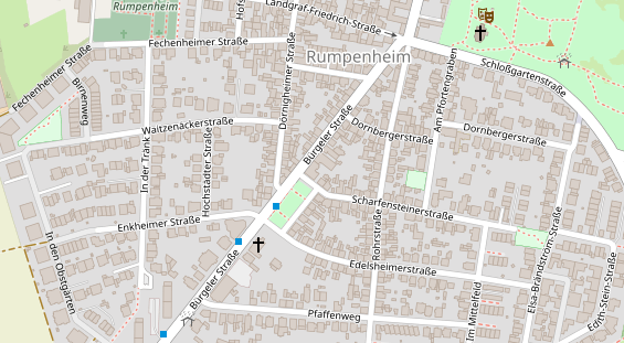 Friseur auf Satellitenbild