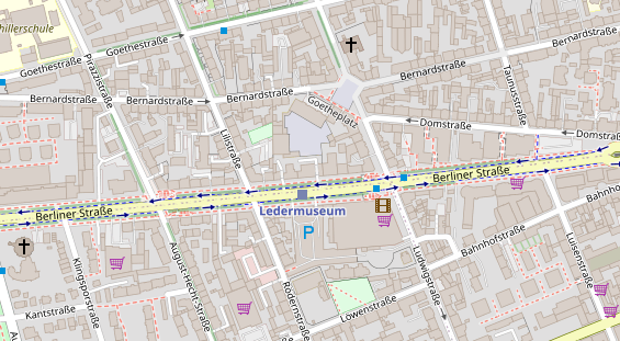 Friseur auf Satellitenbild