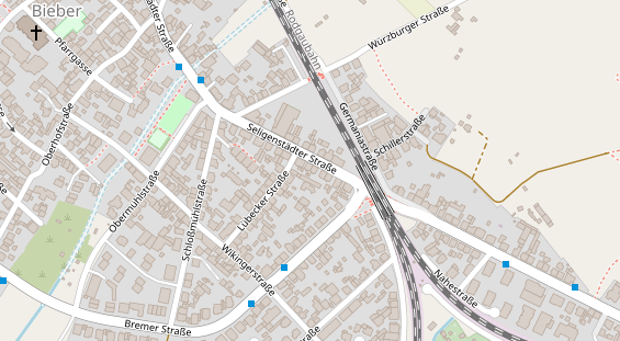 Friseur auf Satellitenbild