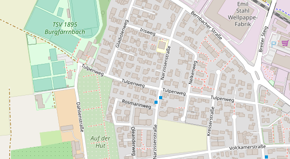 Friseur auf Satellitenbild