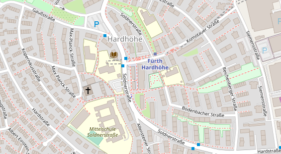 Friseur auf Satellitenbild