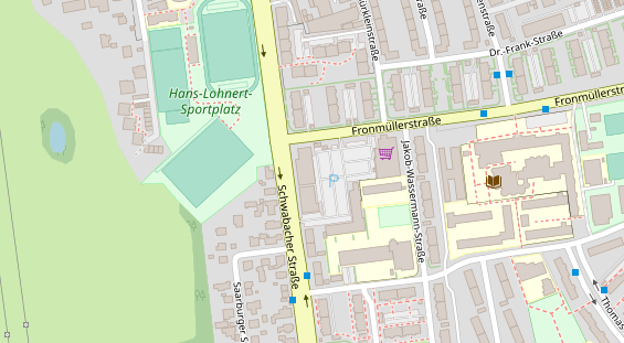 Friseur auf Satellitenbild