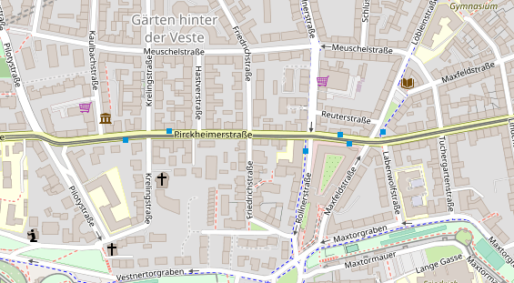 Friseur auf Satellitenbild