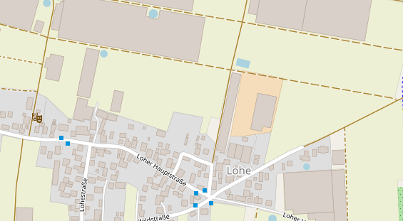 Friseur auf Satellitenbild