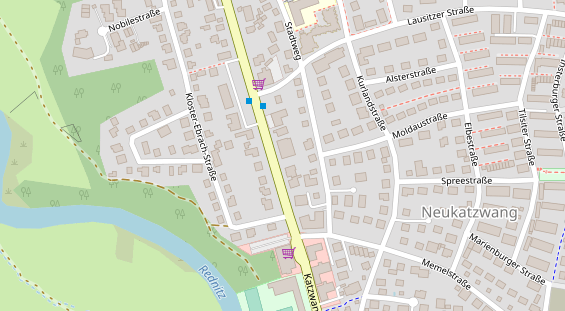 Friseur auf Satellitenbild