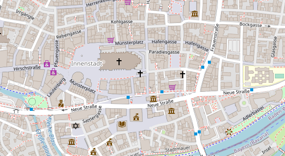 Friseur auf Satellitenbild