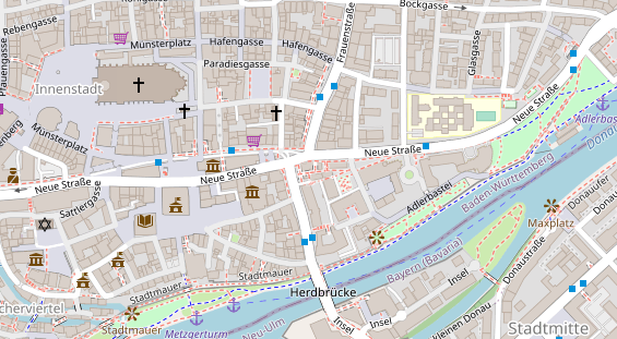 Friseur auf Satellitenbild