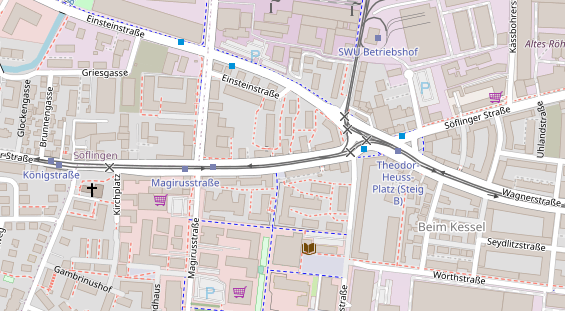 Friseur auf Satellitenbild