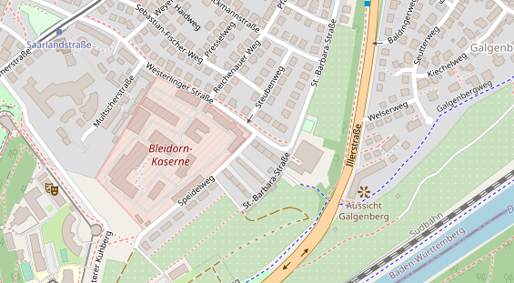 Friseur auf Satellitenbild