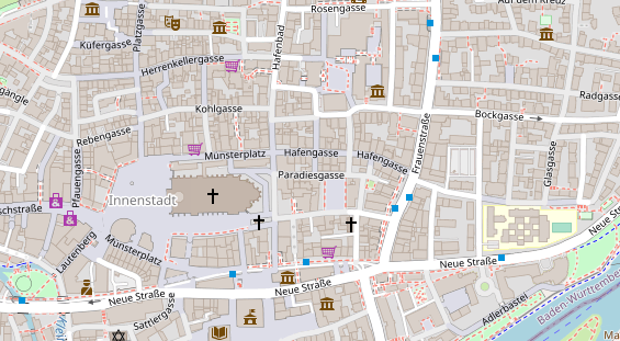 Friseur auf Satellitenbild