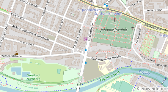 Friseur auf Satellitenbild