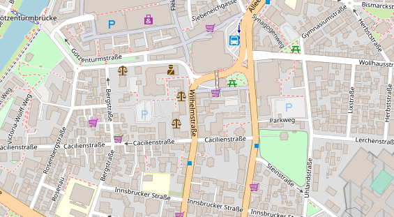 Friseur auf Satellitenbild