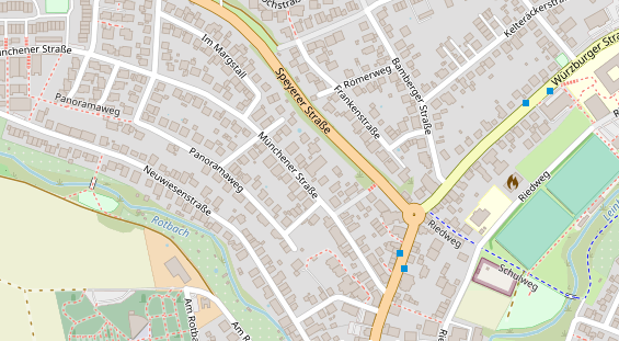 Friseur auf Satellitenbild