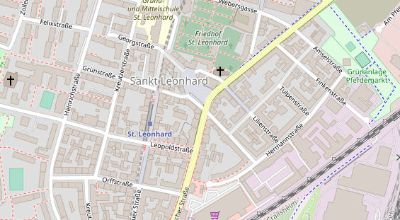 Friseur auf Satellitenbild