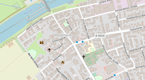 Friseur auf Satellitenbild