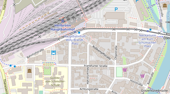 Friseur auf Satellitenbild