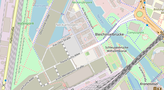 Friseur auf Satellitenbild