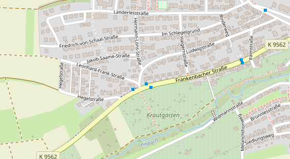 Friseur auf Satellitenbild