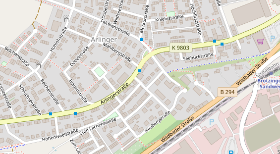 Friseur auf Satellitenbild