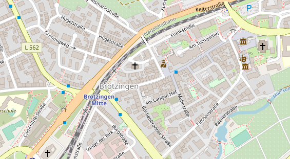 Friseur auf Satellitenbild