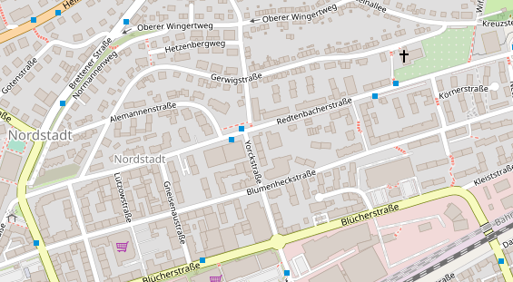 Friseur auf Satellitenbild