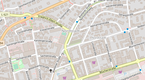 Friseur auf Satellitenbild