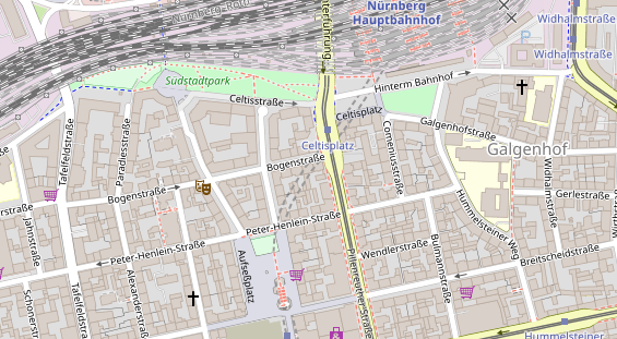 Friseur auf Satellitenbild