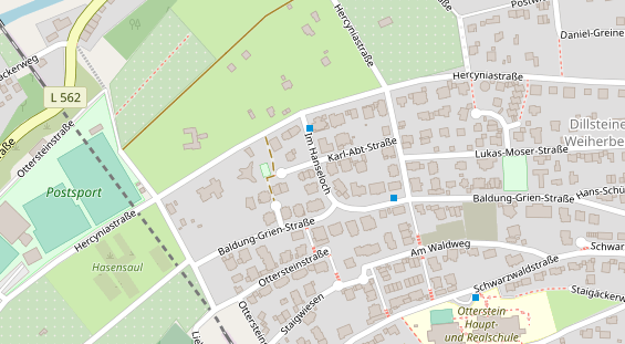 Friseur auf Satellitenbild