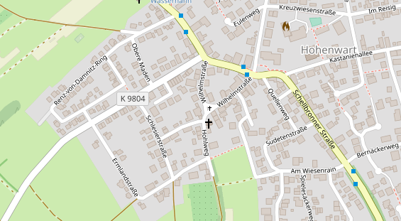 Friseur auf Satellitenbild