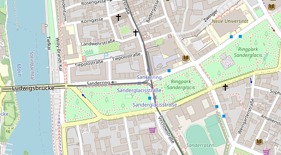 Friseur auf Satellitenbild