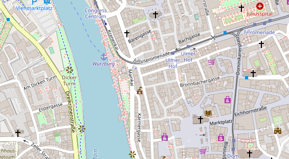 Friseur auf Satellitenbild