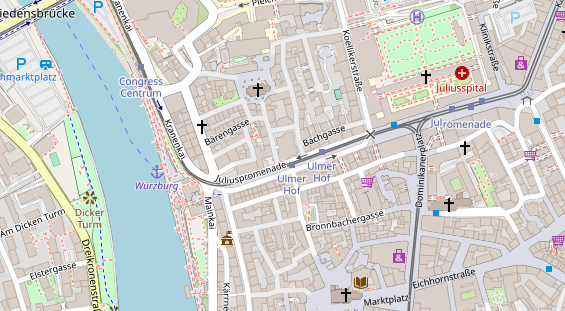 Friseur auf Satellitenbild