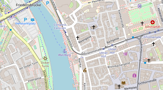 Friseur auf Satellitenbild