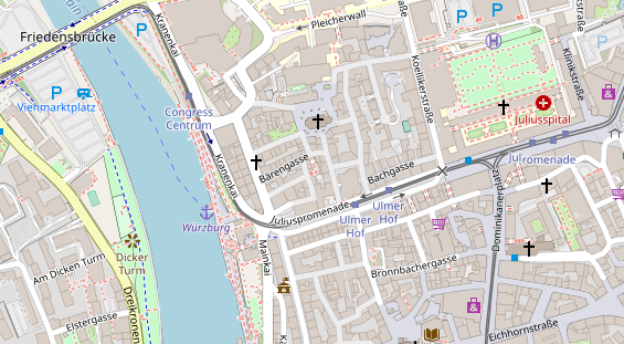 Friseur auf Satellitenbild