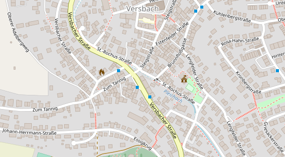 Friseur auf Satellitenbild