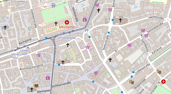 Friseur auf Satellitenbild