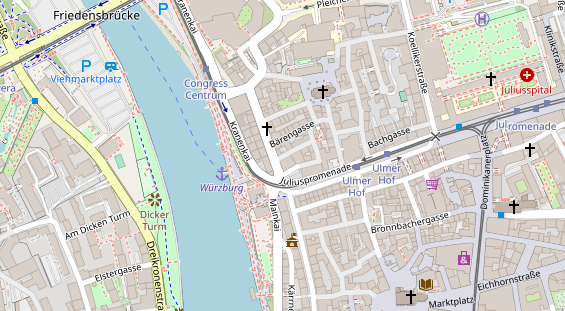 Friseur auf Satellitenbild