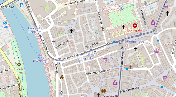 Friseur auf Satellitenbild