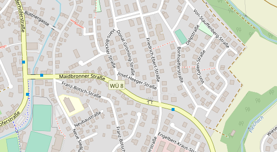 Friseur auf Satellitenbild