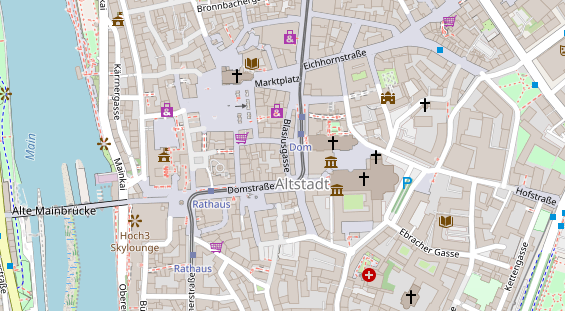 Friseur auf Satellitenbild