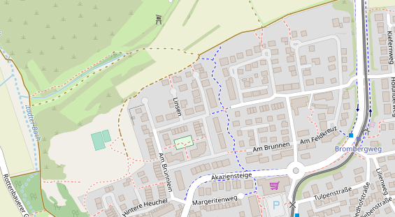 Friseur auf Satellitenbild