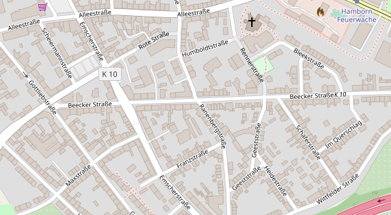 Friseur auf Satellitenbild