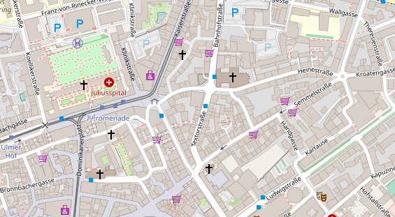 Friseur auf Satellitenbild