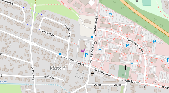 Friseur auf Satellitenbild