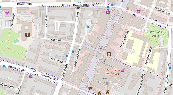 Friseur auf Satellitenbild