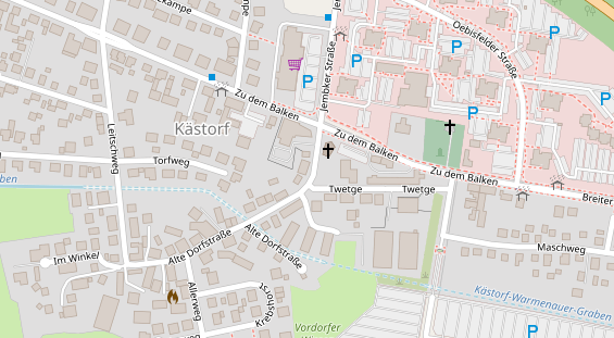 Friseur auf Satellitenbild