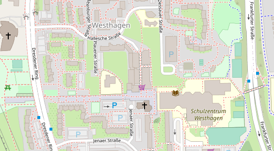 Friseur auf Satellitenbild