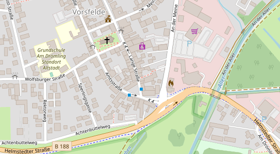 Friseur auf Satellitenbild