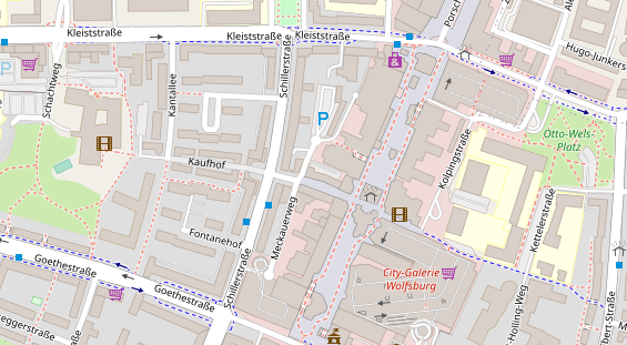 Friseur auf Satellitenbild