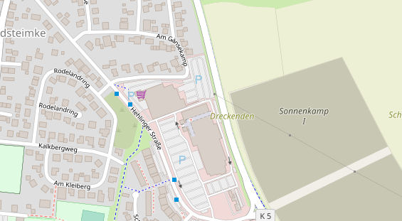 Friseur auf Satellitenbild